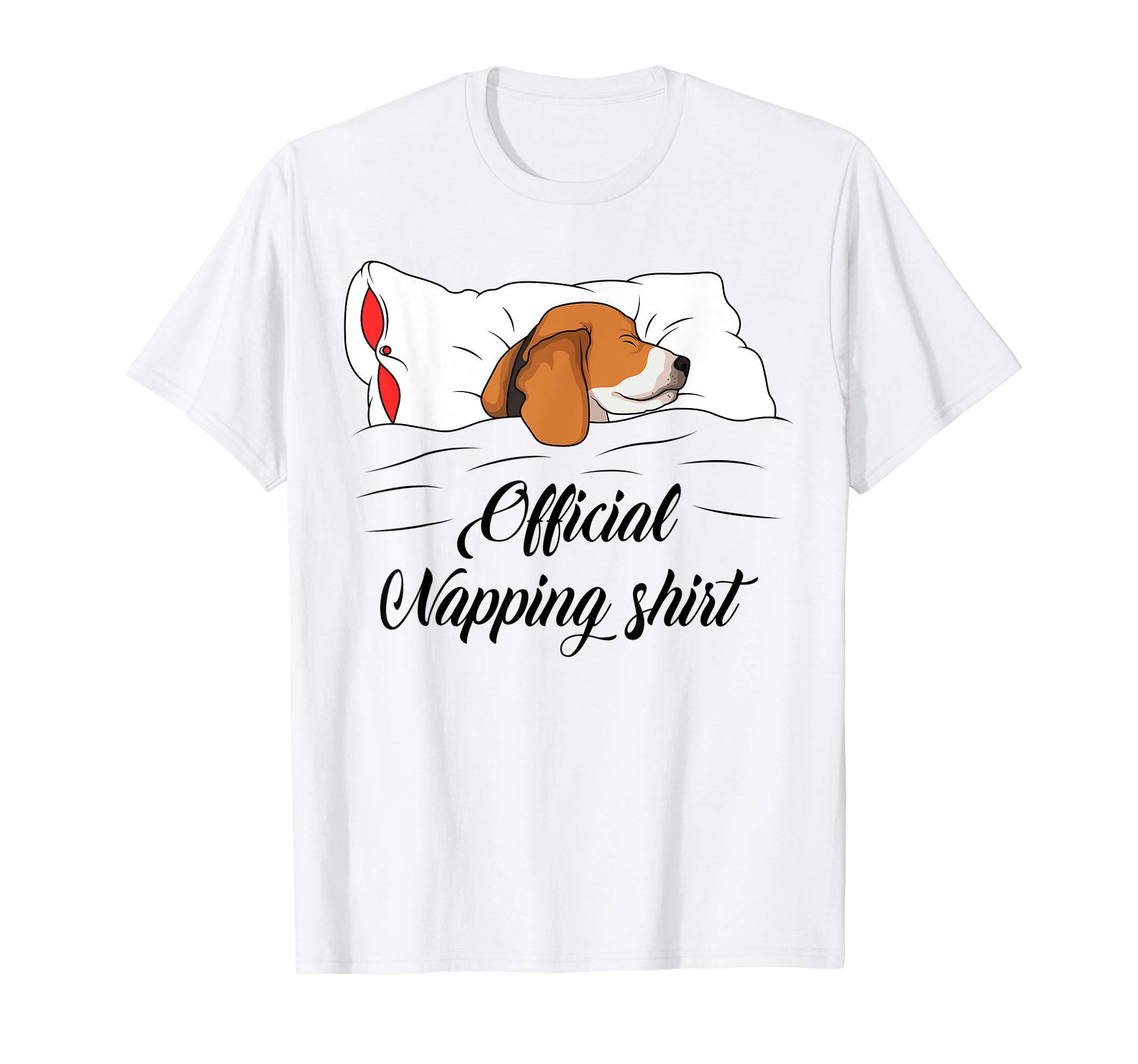 Sleeping Beagle Pyjamas Dog Lover Gift Official Napping T-Shirt