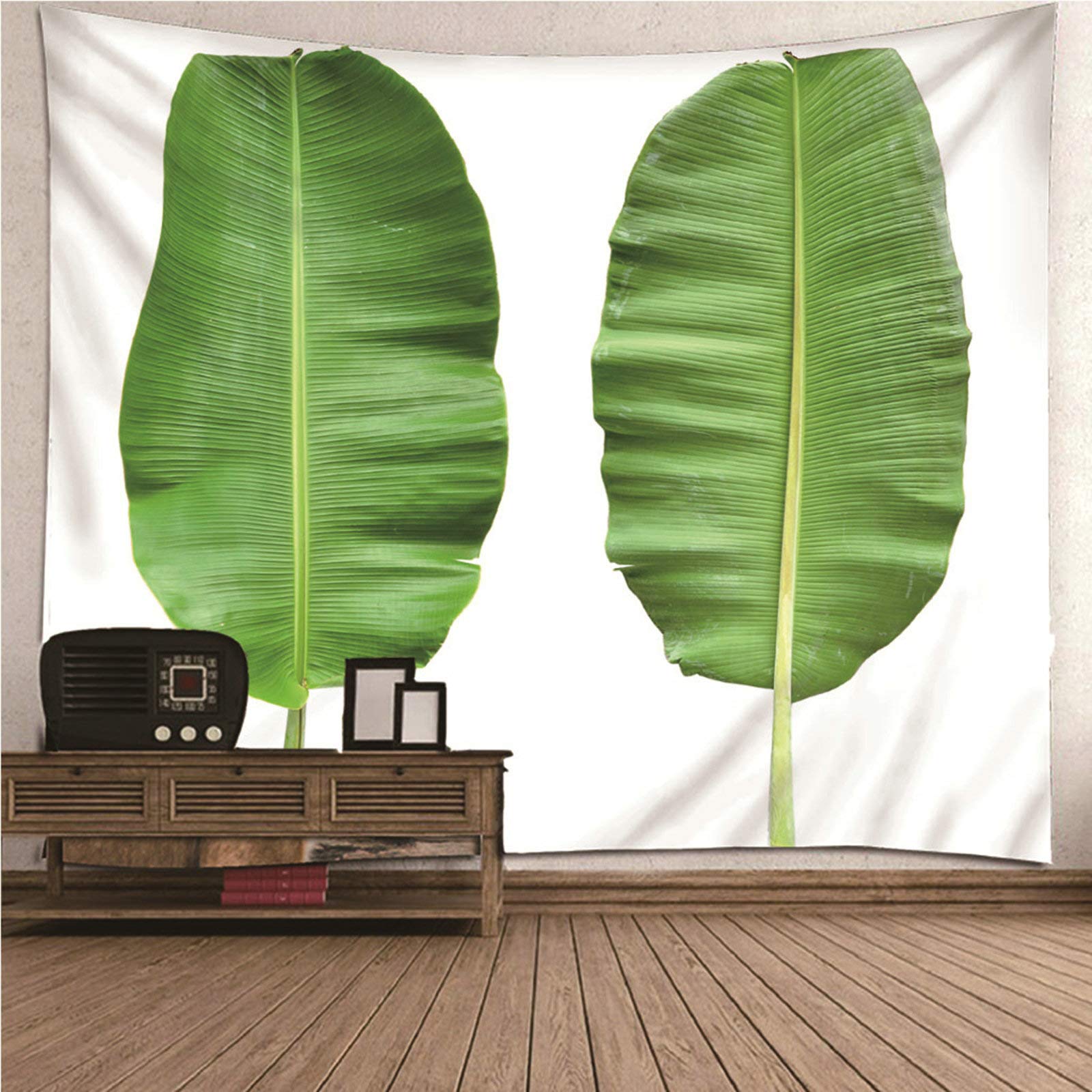 Tapiz de pared tropical KnSam de 150x150 cm, ideal para salón, mesa o playa