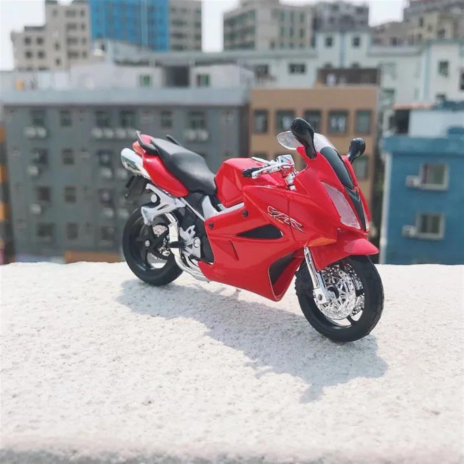 SEYXF Motorbike Toy 1/18 for H-onda VF R Motorcycle Simulation Diecast Model Collection Birthday Present