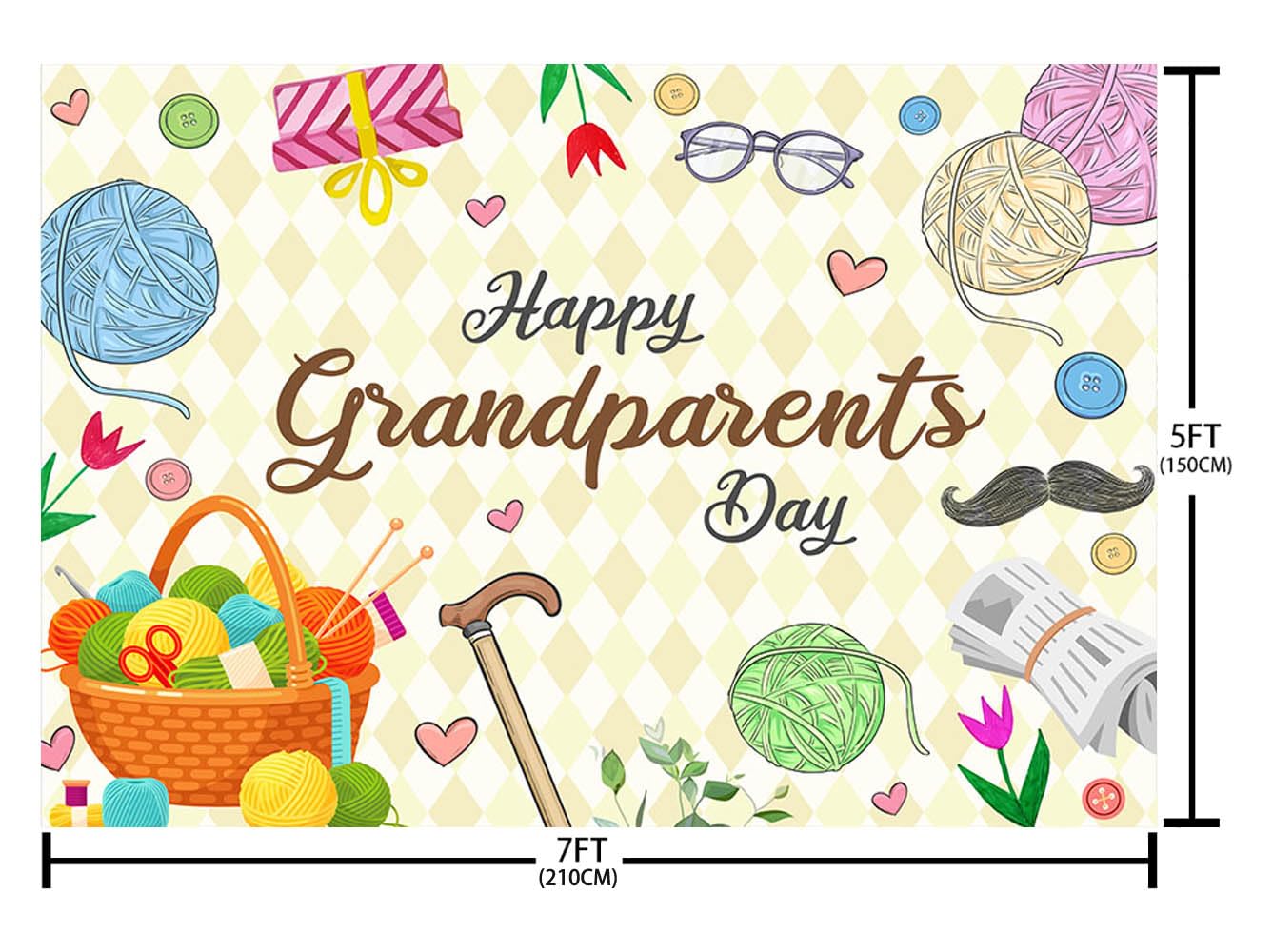 Fotohintergrund 'Best Grandma Ever' – 2,1 X 1,5 M, Rosa, Aus Polyester, Für Geburtstagsfotos & Partys