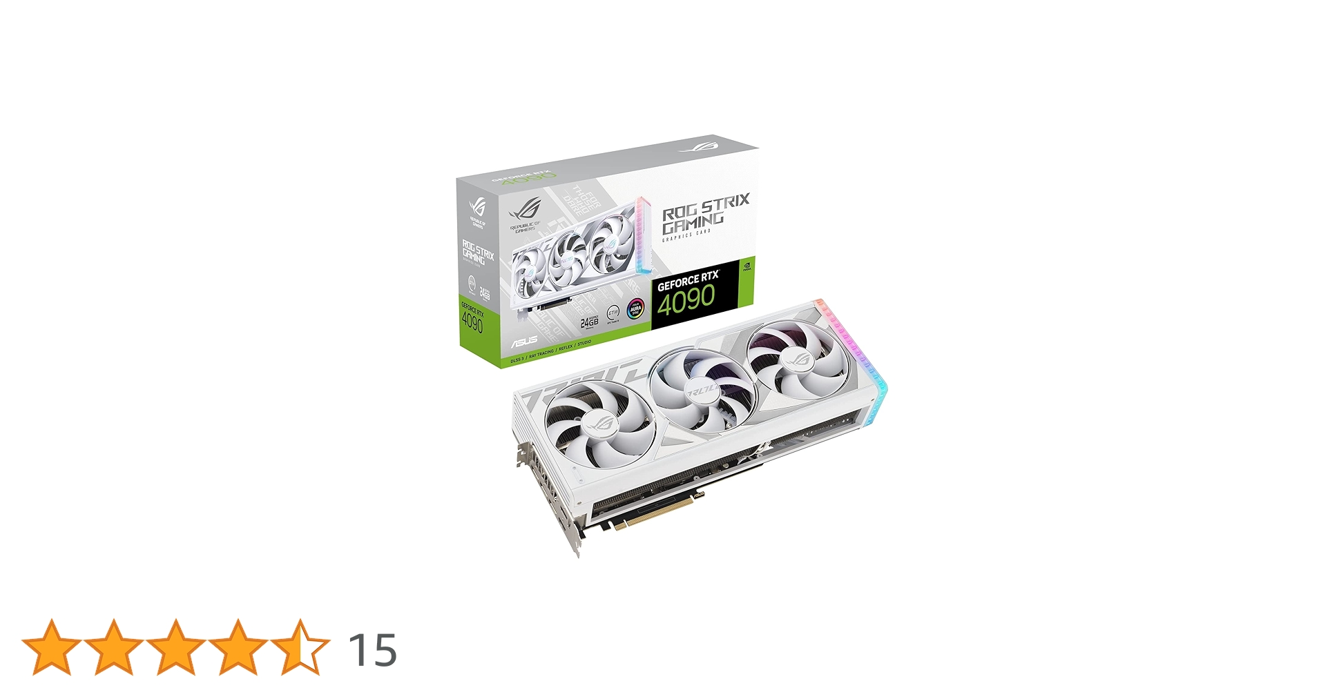 グラフィックボード・グラボ・ビデオカード ASUS ROG STRIX GEFORCE RTX 4090 White Amazon | ASUS ROG Strix GeForce RTX 4090 ゲーミング