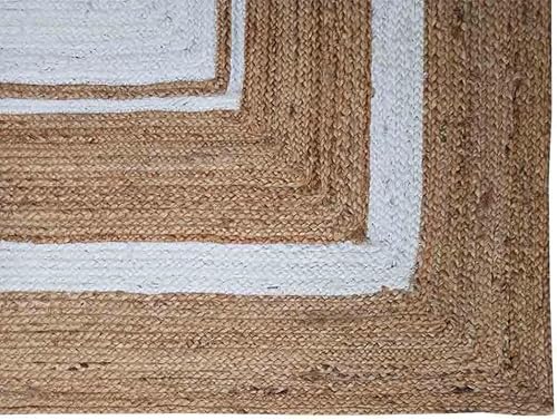 Miniatura 6 de ARTS OF JAIPUR Collection - Alfombra de pasillo de yute indio de 3 x 10 pies, alfombra de pasillo de cocina, pasillo, corredor de interior, alfombra