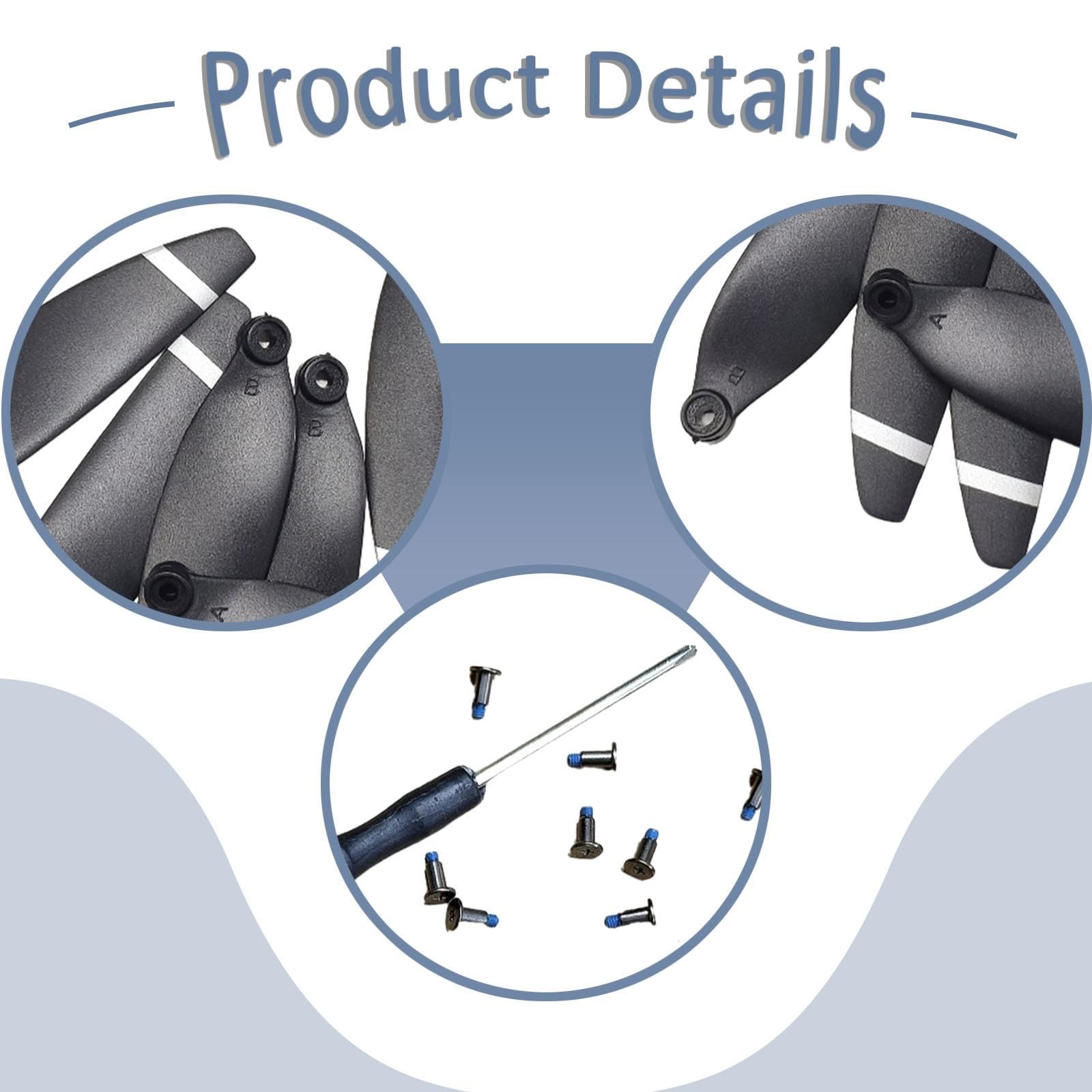 8 Stück Drohnenpropeller Drohnen Upgrade Reparatur Einfache Installation Ersatzpropeller für