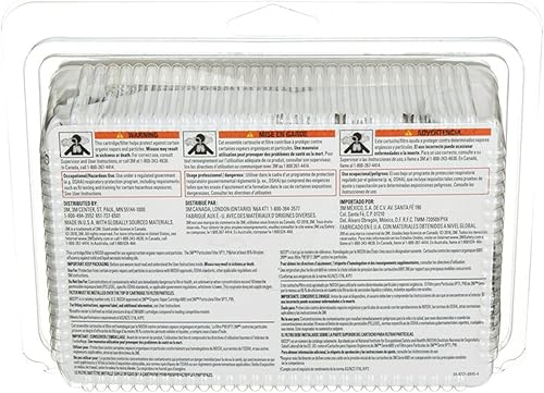 Miniatura 6 de 3M Kit de suministro de rendimiento, contiene 1 par de cartuchos y 2 pares de filtros P95, cartuchos de repuesto para 3M serie 6000, para proyectos