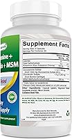 Vista 6 de Best Naturals Glucosamine Chondroitin and MSM (Non-GMO) - Promotes Joint Health - 180 Count