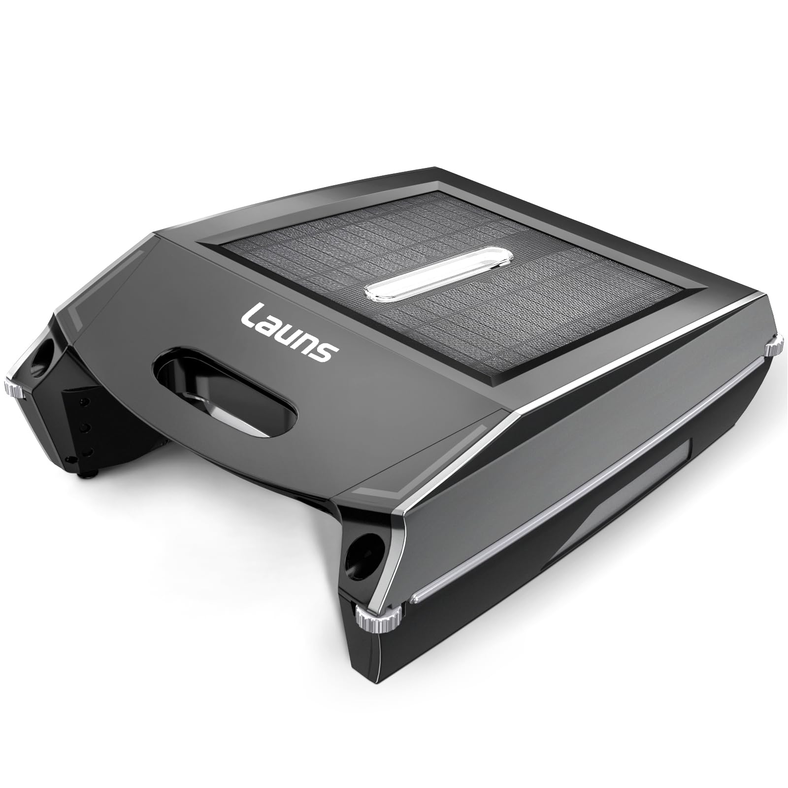 F1 Solar Powered Robotic Pool Skimmer, Automatic Pool Cleaner with 6L Large Capacity Basket & Fast Charging, for In-Ground & Above-Ground Pools