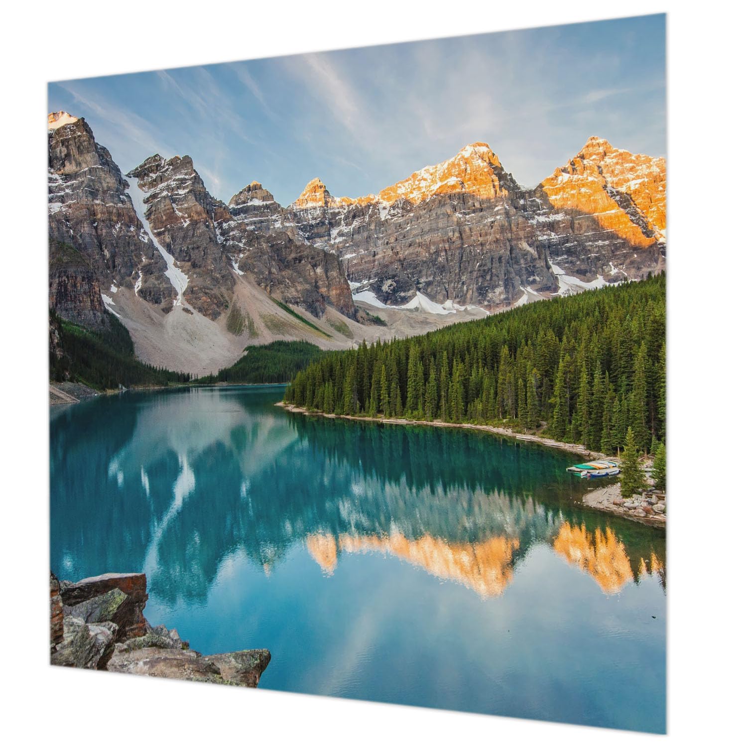 Chambre Zen avec ce Décor Mural Intissé 250x250 cm Montagne