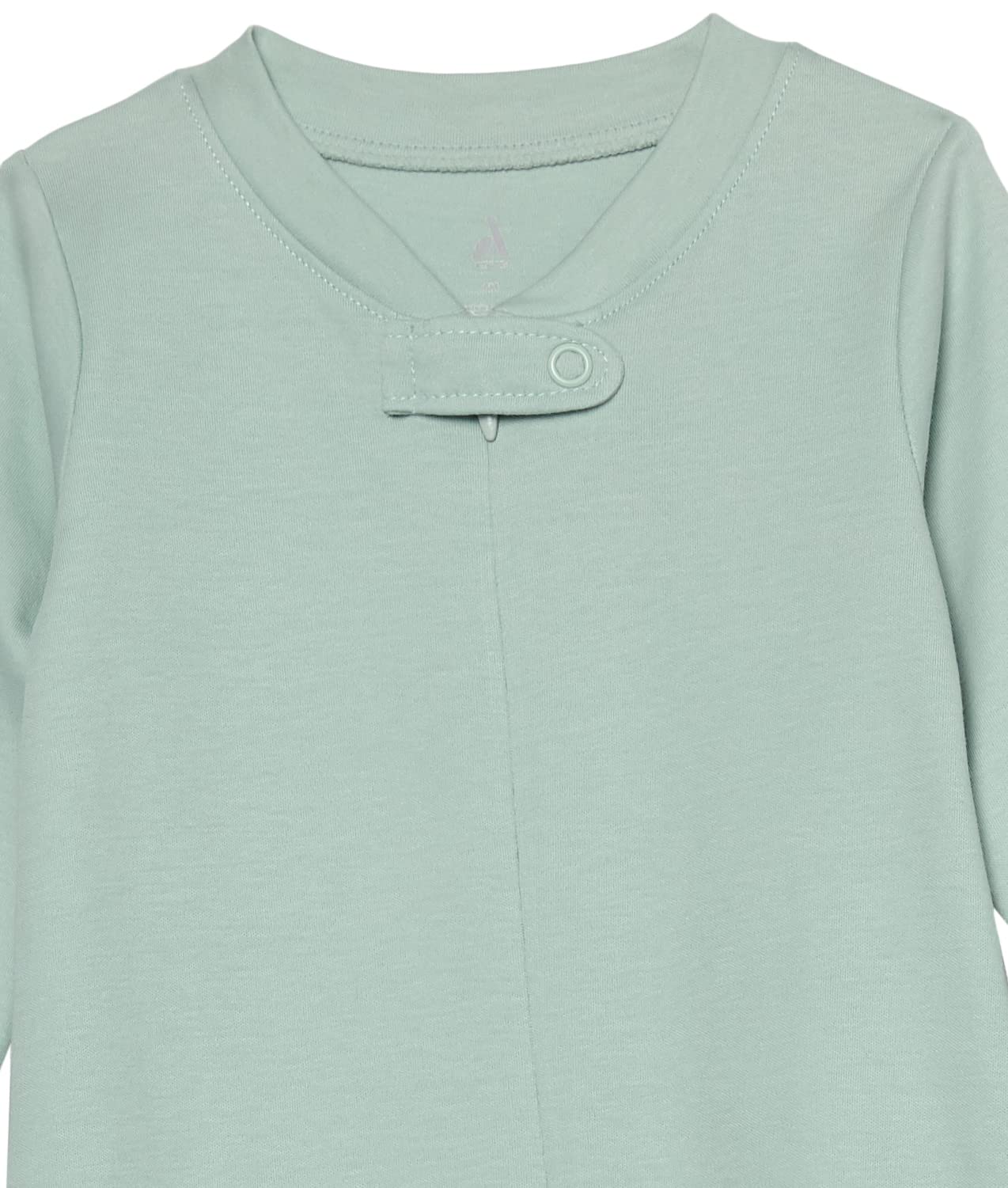 Amazon Essentials Pagliaccetto con Piedi in Cotone Biologico (precedentemente Amazon Aware) Unisex Bimbi, Pacco da 2