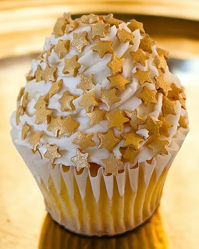 Miniatura 5 de SPRINKLES metálicos dorados sin lácteos, sin gluten, sin huevo, sin soja, sin nueces, veganos, kosher, jimmies, pasteles, cupcakes, galletas,