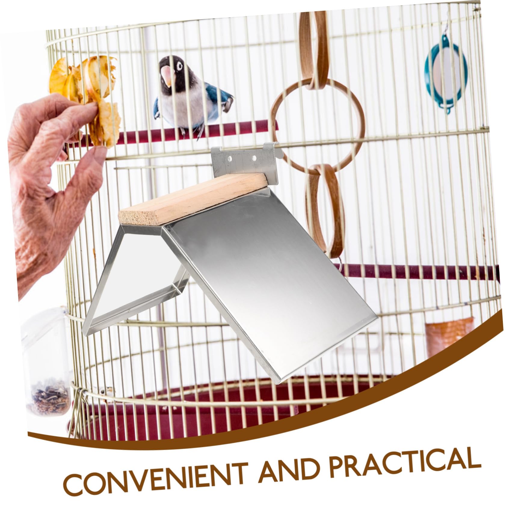 HANABASS 2pièces Perchoir Bois pour Pigeons Support de Repos Arbre à Oiseaux Jouet pour Animaux