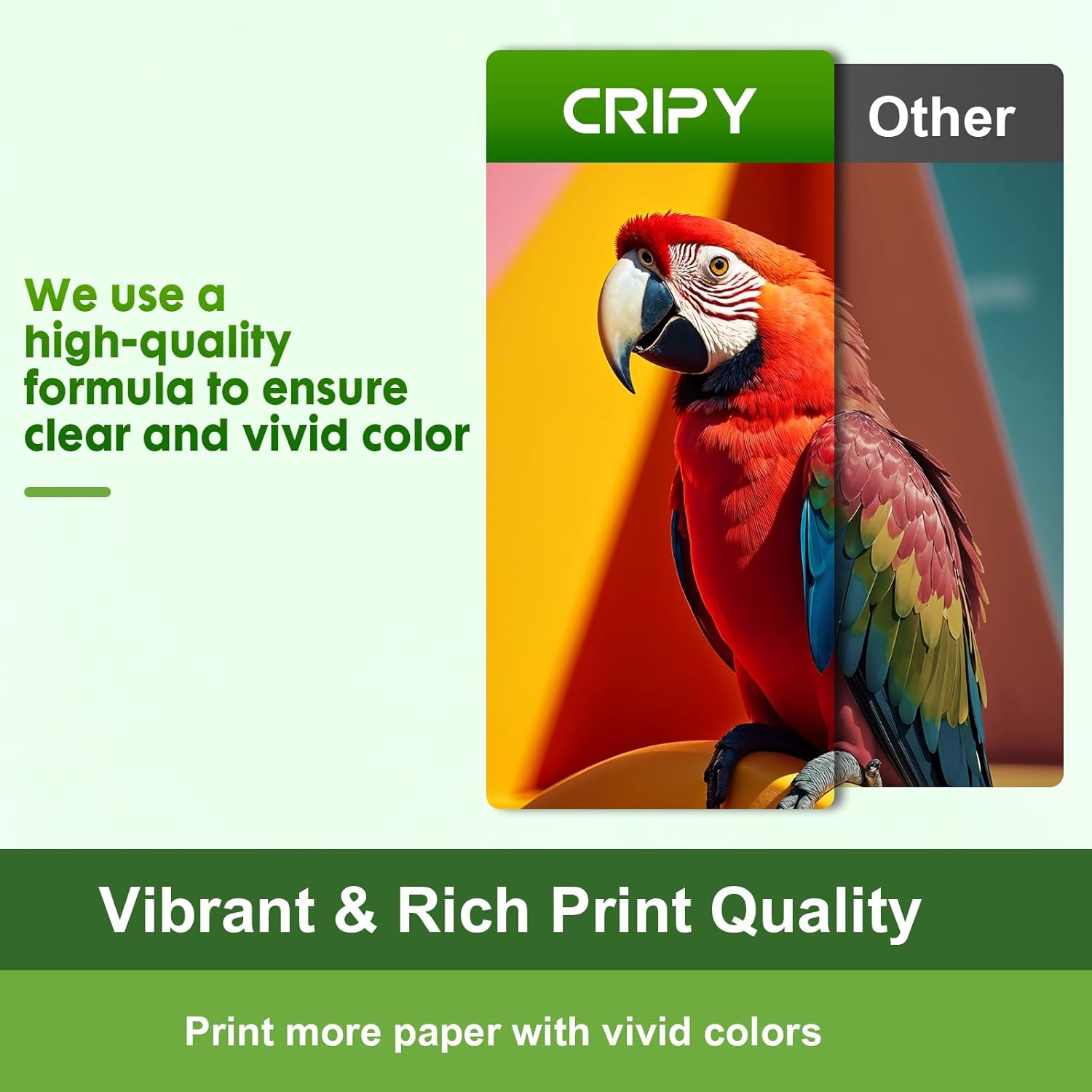 CRIPY 64XL Ink Cartridges Combo Pack Compatible for HP 64 64XL, Works for HP Envy Photo 6220 6222 6230 6232 6234 6258; Envy Inspire Series: 7255e 7258e 7950e 7955e 7958ePrinters (64XL Ink 2 Pack)