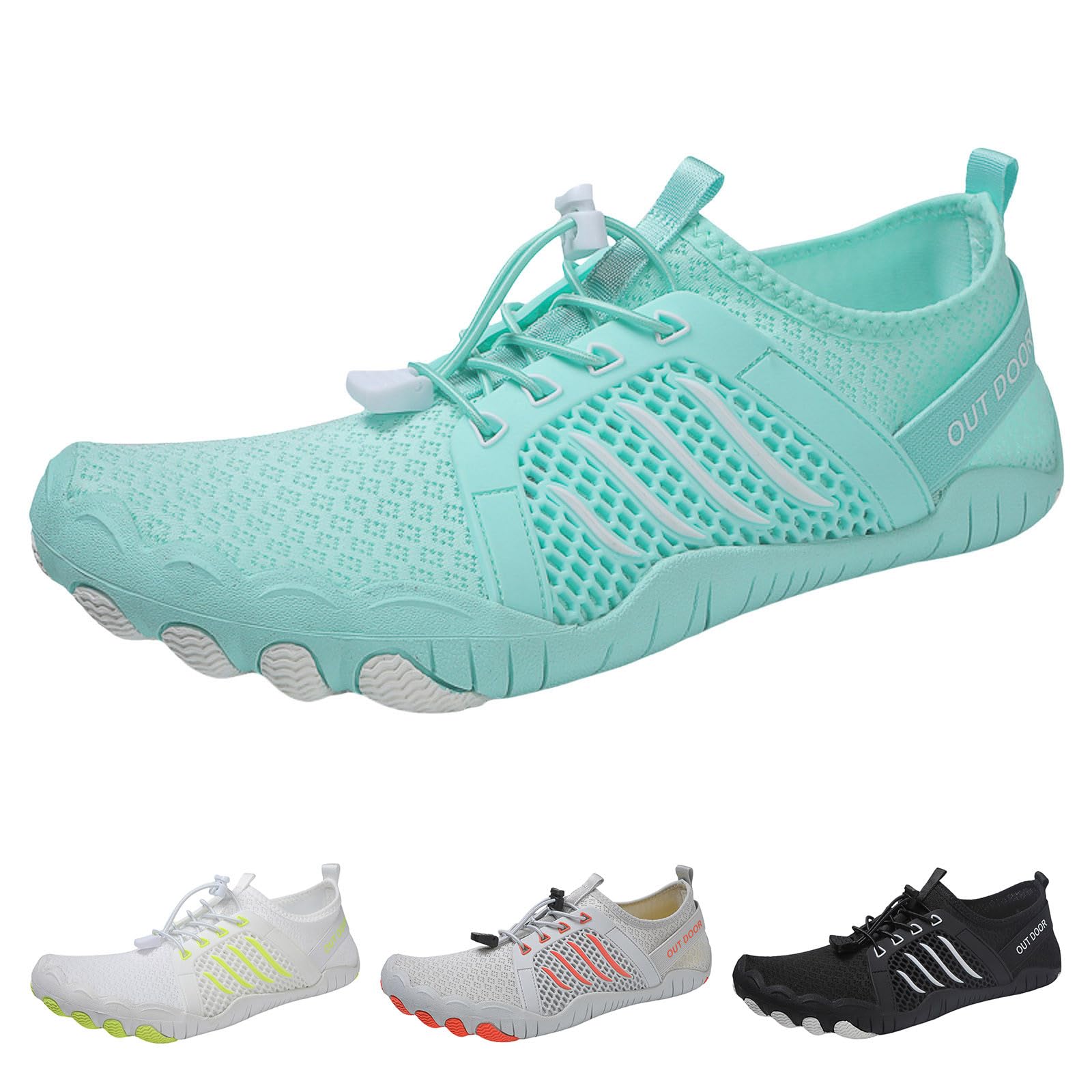 barfußschuhe damen weiß, wasserschuhe damen schwarz, schnell trocknende badeschuhe, rutschfeste wasserschuhe, atmungsaktive fitnessschuhe, unisex trailrunning-schuhe, yoga, strandschuhe, poolschuhe