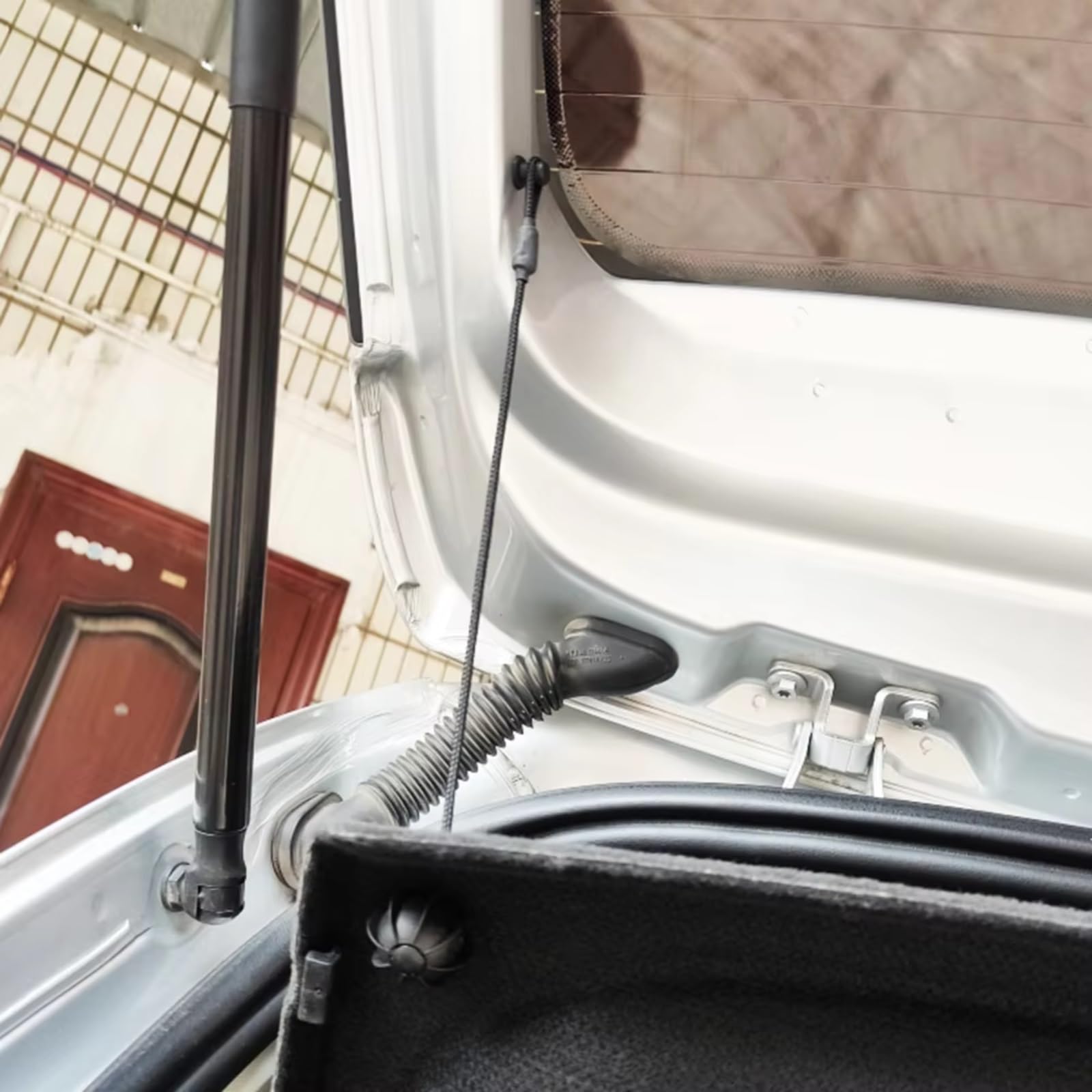 Trasera Maletero Cuerda Compatible Con Lexus Para Is220d Nx300h Ct200h Is250 Is300h Maletero De Coche Puerta Trasera Maletero Paquete Estante Cordón Cuerda Cubierta De Tonneau Correa De Sujeción