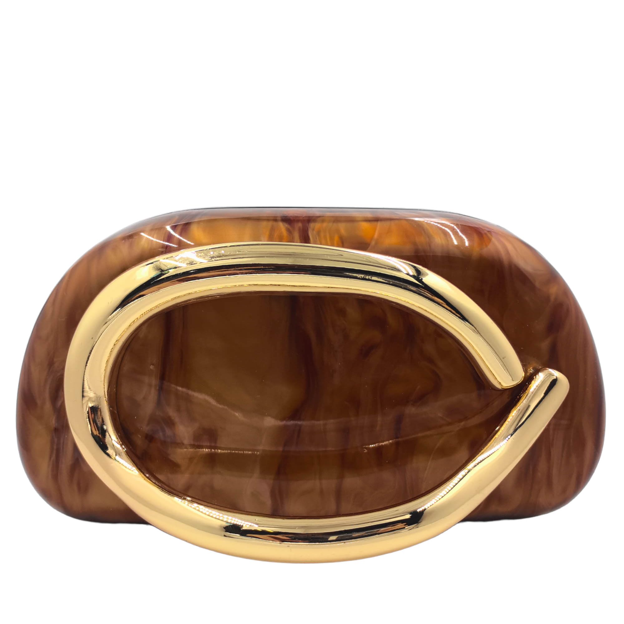 Boutique De FGG Mini Acrylic Clutch Purses for Women Formal Hardcase Marble Evening Bag Trendy Metal Handle Shoulder