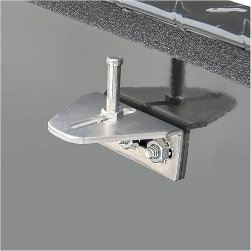 Miniatura 5 de UWS EC10842 Caja de herramientas de aluminio de pared pesada negra brillante de 69 pulgadas con perfil bajo, tapa RigidCore