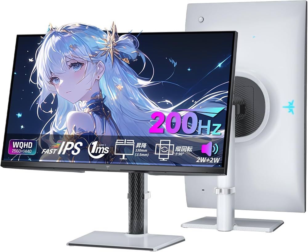 Amazon.co.jp: KEY TO COMBAT 27インチ WQHD(2560×1440) 200Hz 1ms