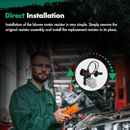 Miniatura 565 de SCITOO Resistencia de motor de ventilador HVAC para 2008-2013 para Chrysler 300/2008-2016 para Town & Country/2008-2010 para Dodge Charger/2008-2018
