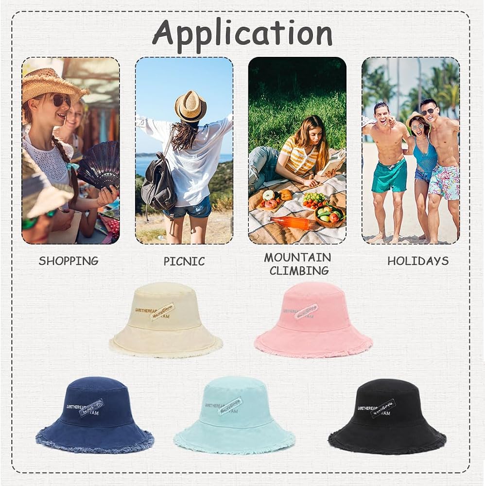 Économisez gros sur les achats en gros de Chapeau De Godet De Designer Designer Bucket Hat Le Bob Pour Homme Femme Casquette Large Bord Chapeau Soleil