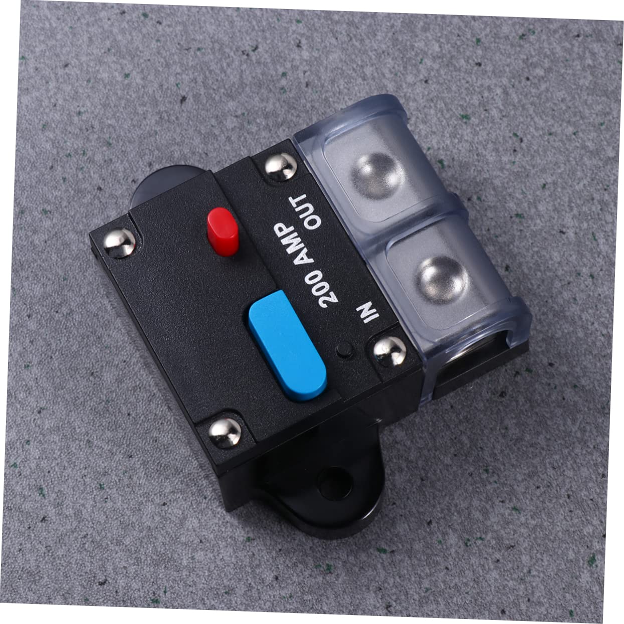 Disyuntor Reiniciable para Coche, Protección contra Sobrecarga, Reinicio Manual, 200, Fácil Instalación, para Audio y Doble Batería