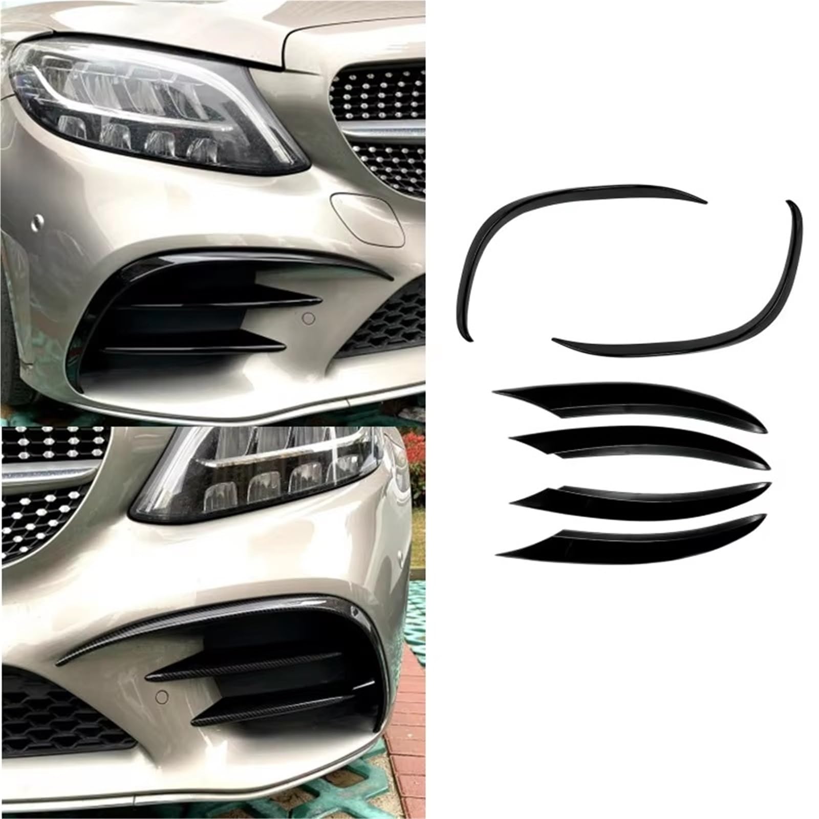 Coche Alerón para Benz Clase C C200 C260 W205 2019-2021.