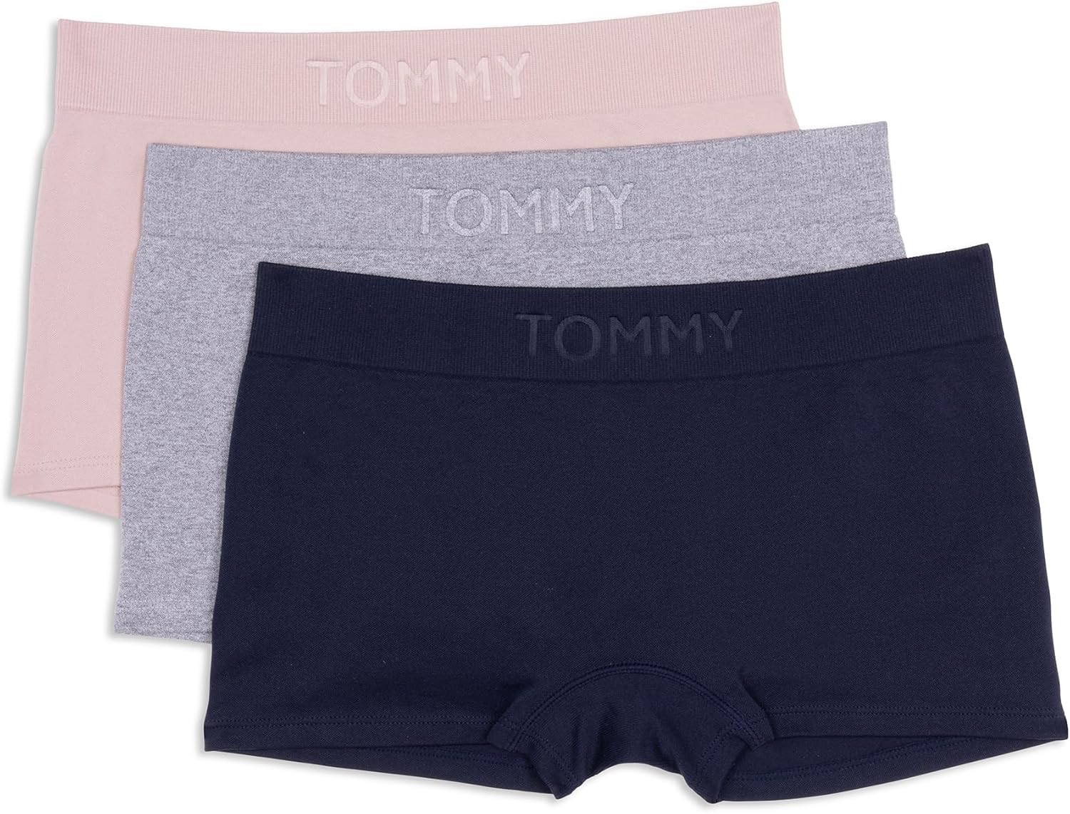 Tommy Hilfiger womens Seamless Boyshort Underwear 3-pack
