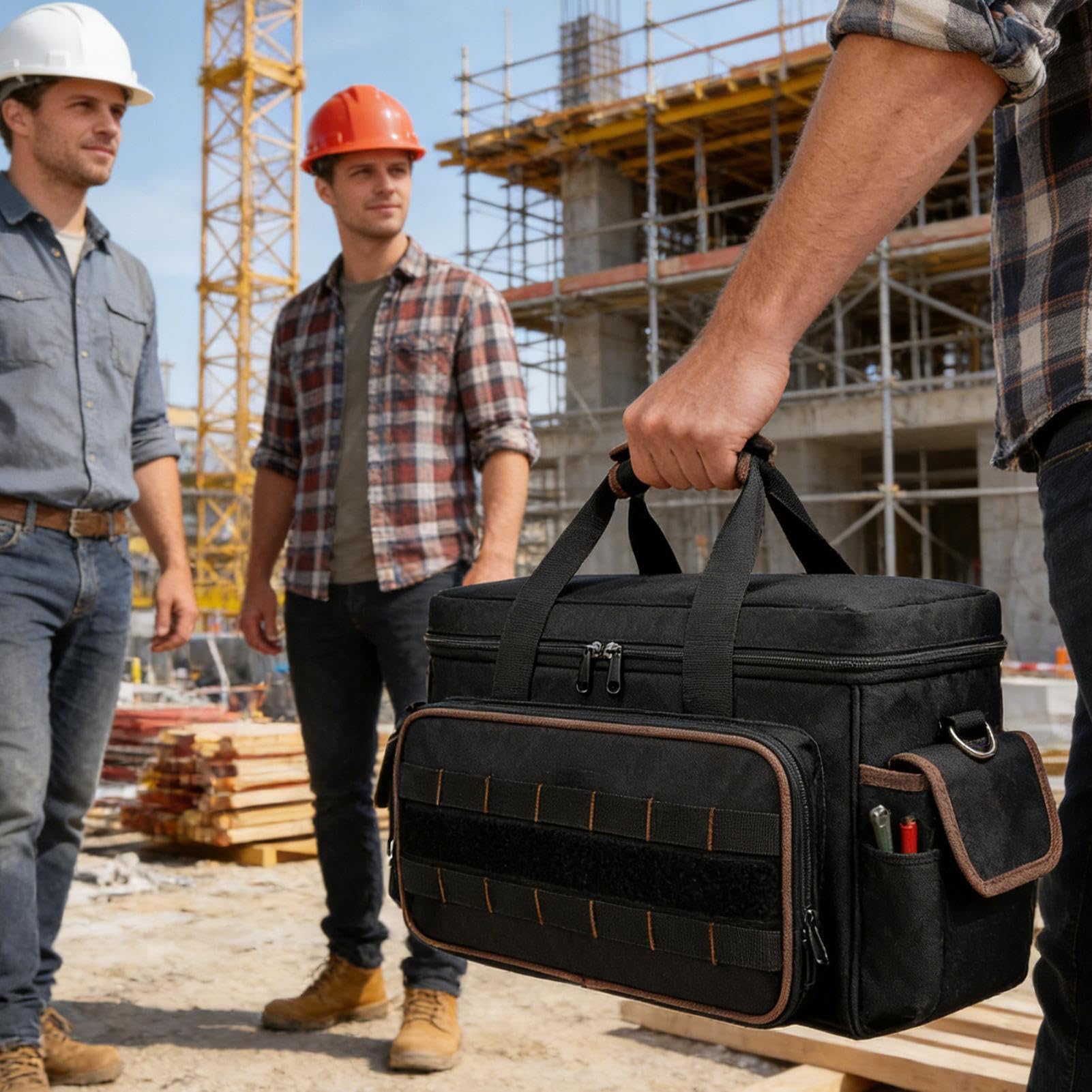 Organisateur de Sac à Outils Ceinture d'Organisation à Grande Capacité
