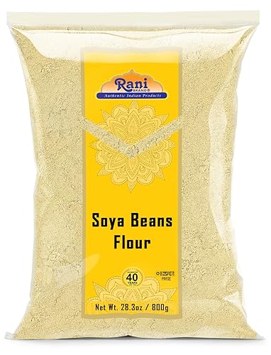 Rani Soya Beans Flour (Soy flour) 28oz (800g) All Natural Vegan Gluten Friendly NON-GMO Indian Origin