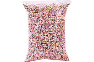 Rainbow Colored Polystyrene Foam Beads 2300ml