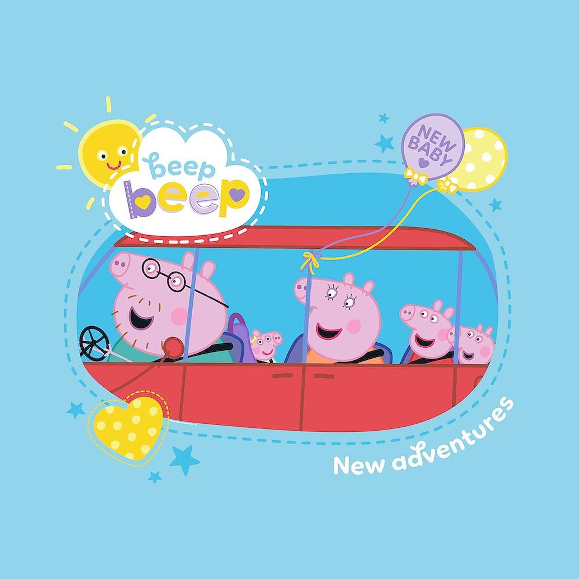 CafePress Peppa Pig: New Adventures Queen Duvet Cover, Printed Comforter Cover, Unique Bedding