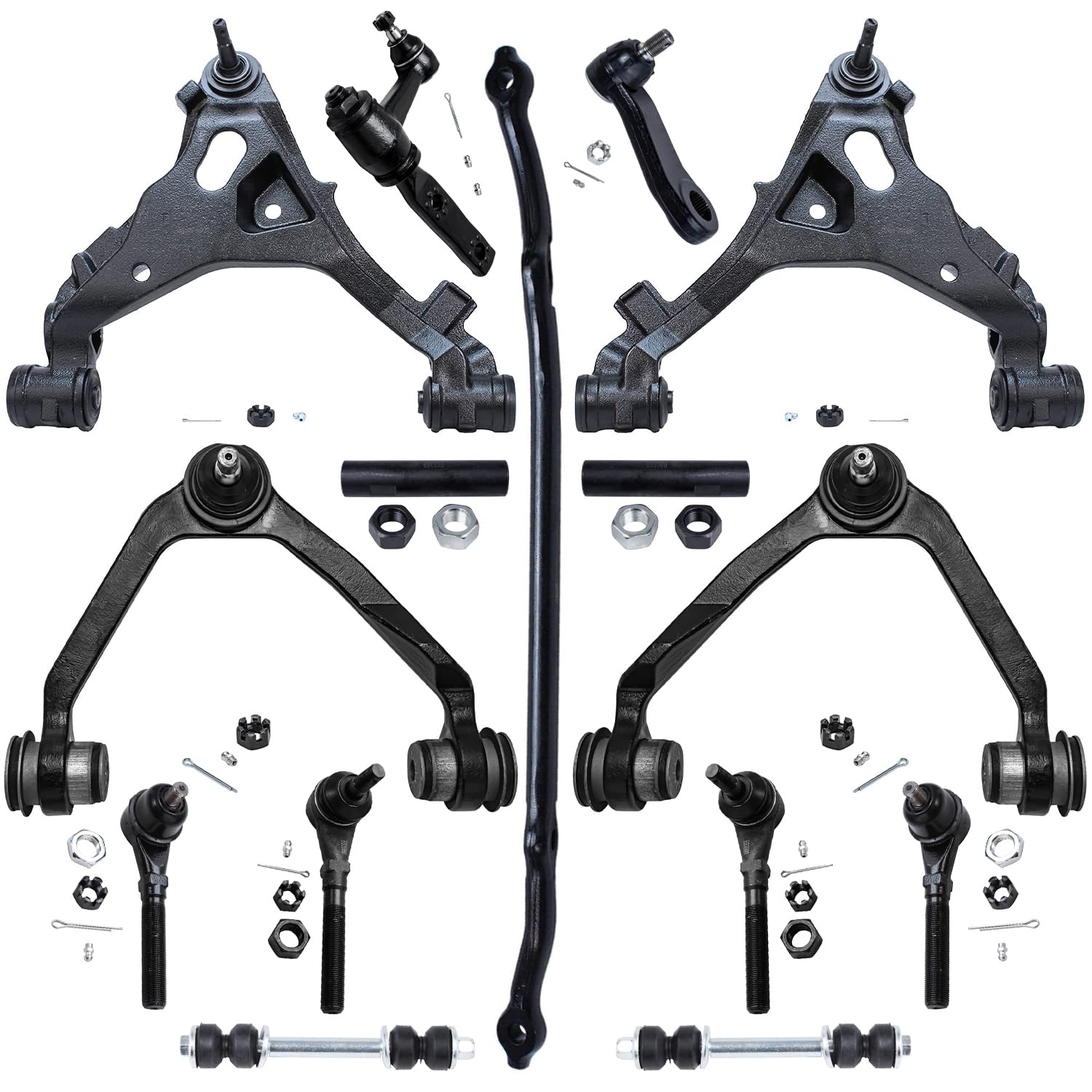 Detroit Axle - Front End 15pc Suspension Kit for Ford F-150 F-250