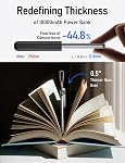 LISEN Portable Charger for iPhone, All-Metal Battery Pack Power Bank 10000mAh Compact Size, USB-C Power Bank, CCC-Certified Fast Charging for iPhone 17 16 15 Pro Max Air
