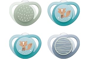 NUK Glow-in-the-Dark Orthodontic Night Time Pacifier for 18-36 Months