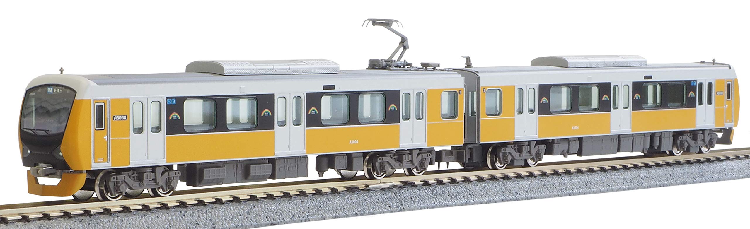 Train miniature N Gauge Green Max Shizuoka A3000 set deux rames ferroviaires motorisees 30726