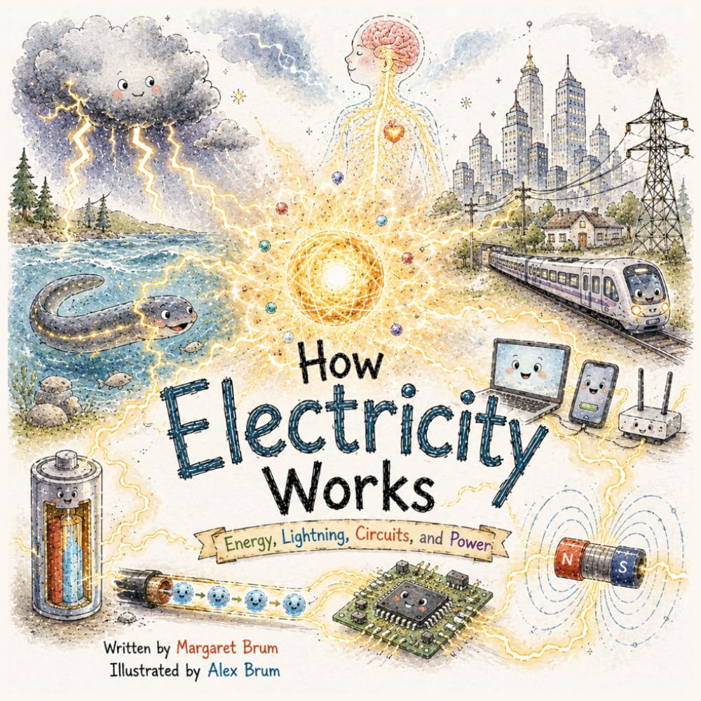 How Electricity Works - Energy, Lightning, Circuits, and Power: Discover How Energy Moves Through Nature and Technology (What, How, Why — Big Questions for Curious Minds)