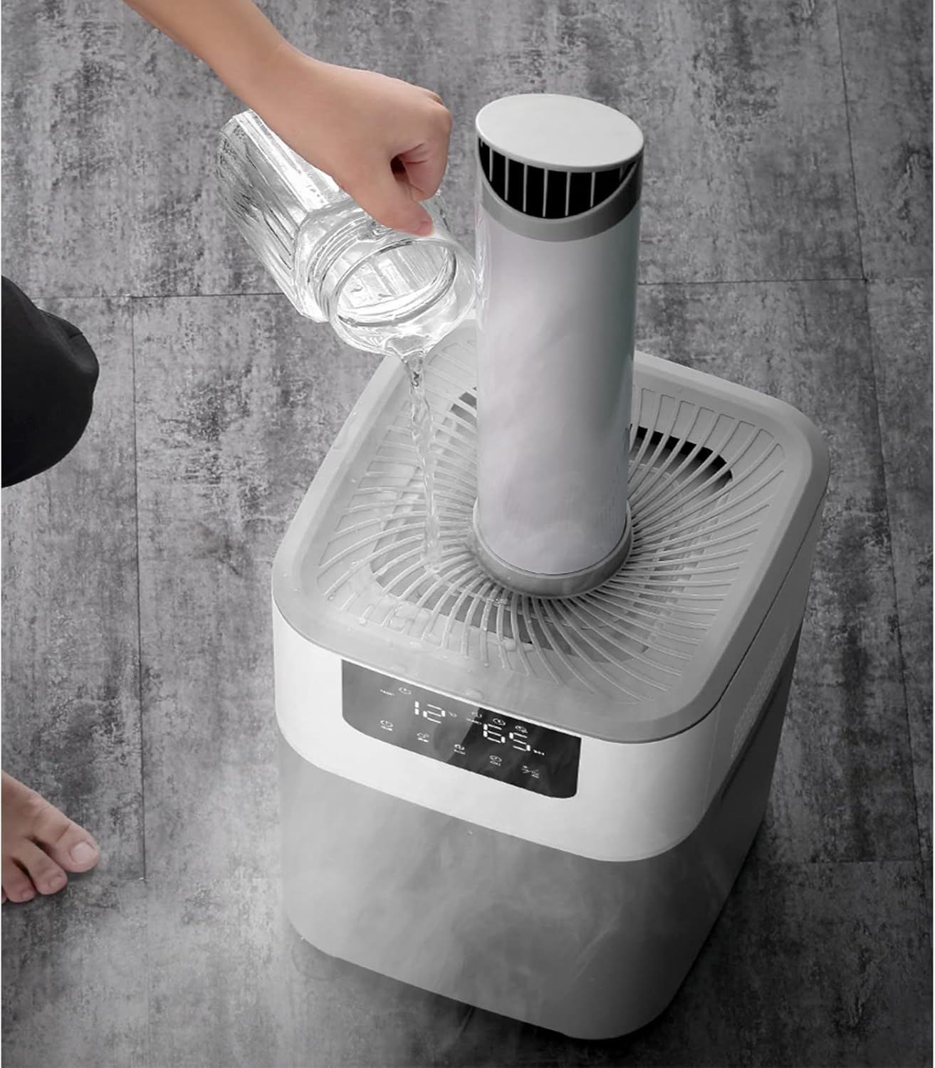 Humidifiers 16L for Home Cool Mist Air Humidifier Whisper Quiet Humidifiers Waterless Auto-Off Humidifiers for Bedroom Baby Yoga Office Plants