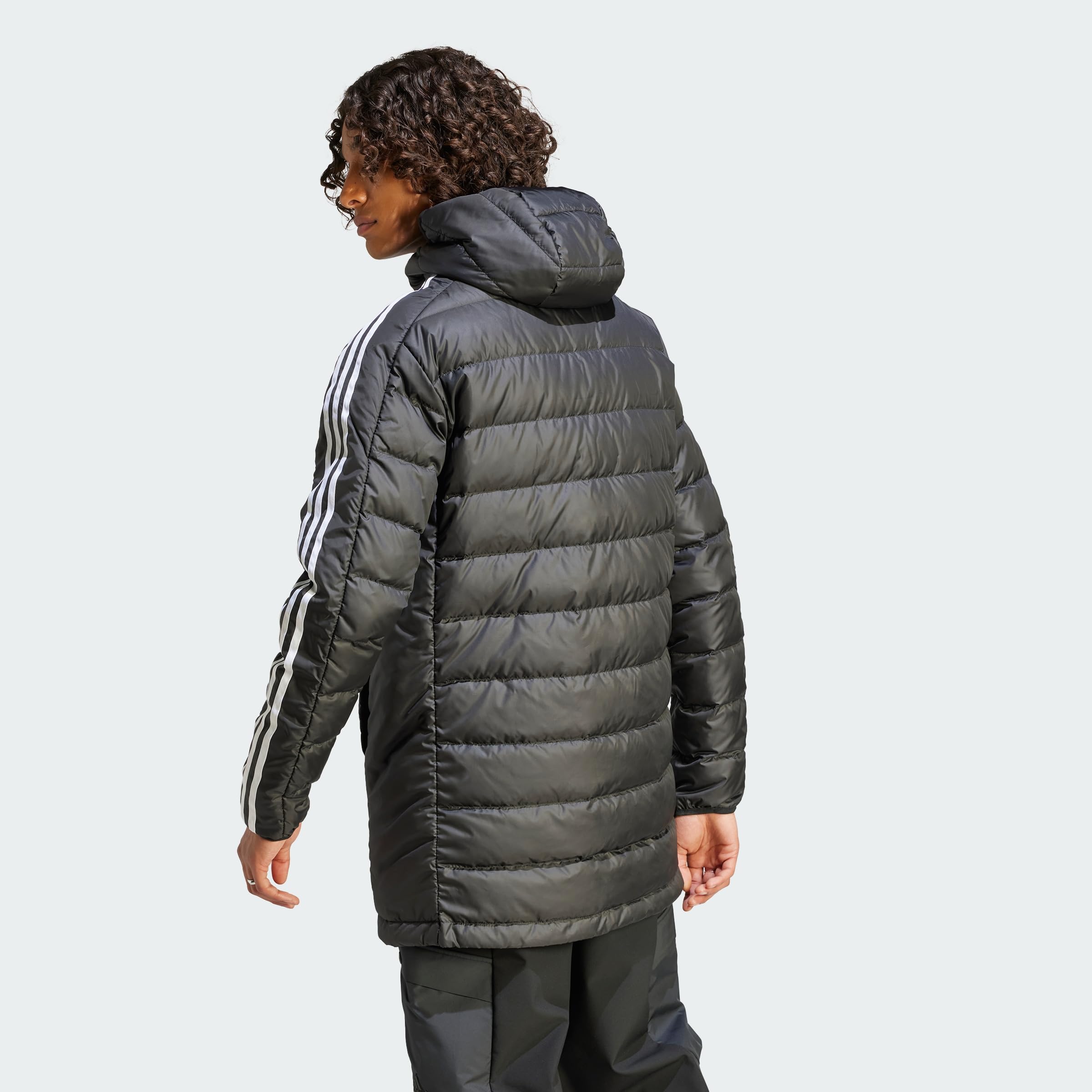 adidas Essentials 3-stripes Light Down Hooded Parka Chaqueta de plumón Hombre