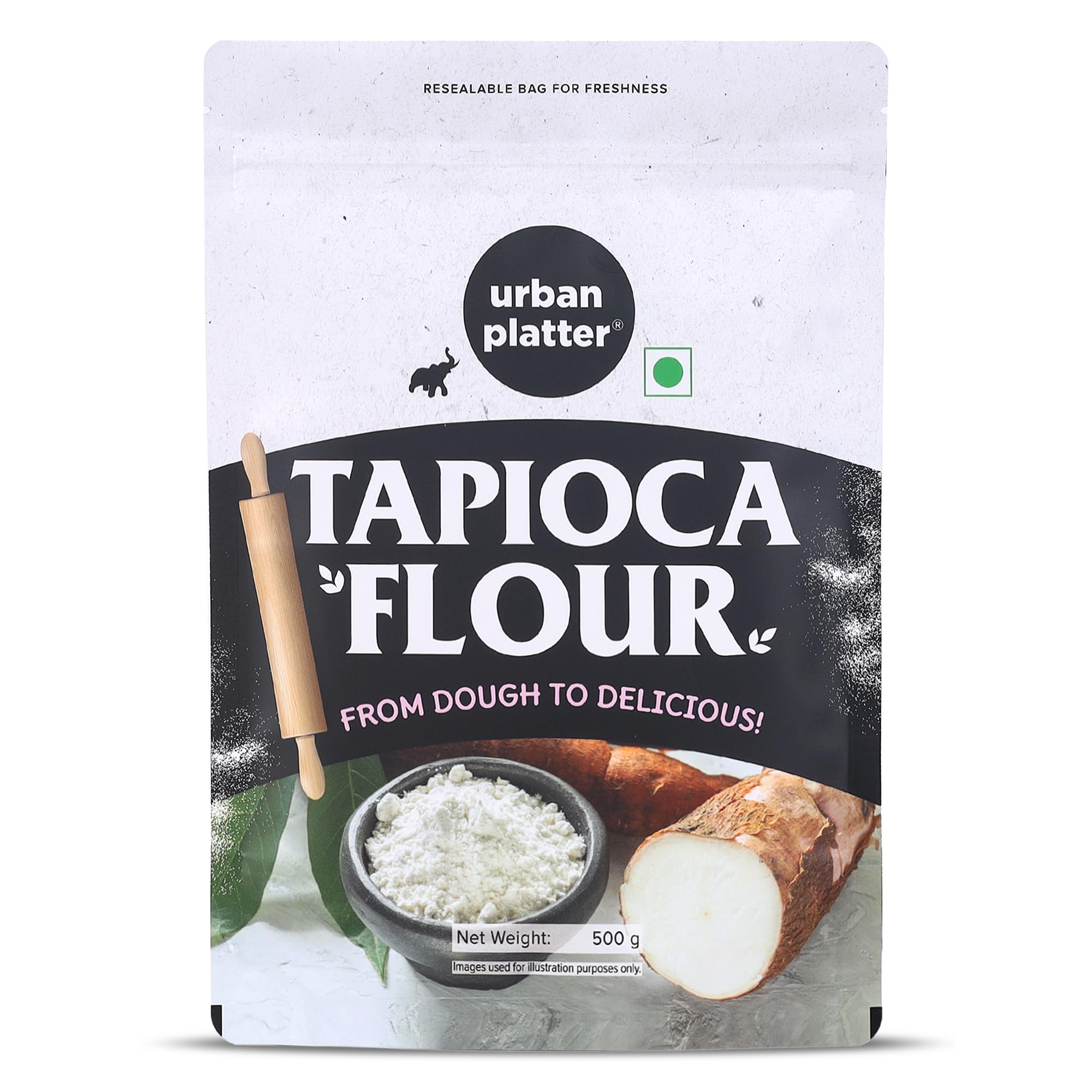 Urban Platter Tapioca Flour, 500g (Neutral Taste