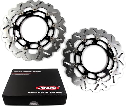 Arashi Rotores de disco de freno delantero para Yamaha YZF R1 2007-2014 / XTZ 1200 Super Tenere 2010-2020 WORLDCROSSER 2016 / XT1200ZE SUPER TENERE