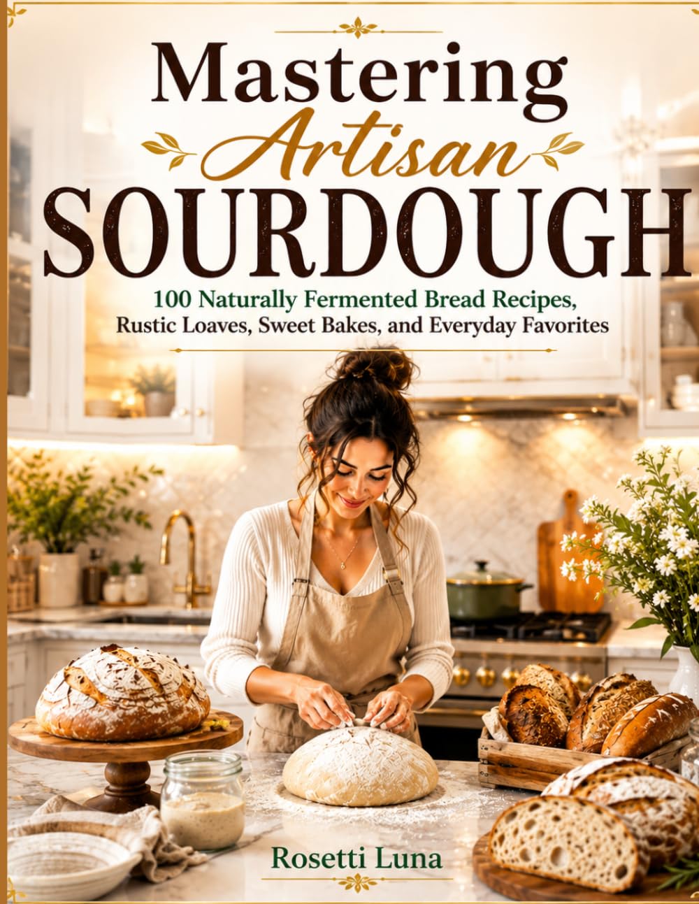 Mastering Artisan Sourdough:: 100 Naturally Fermented Bread Recipes, Rustic Loaves, Sweet Bakes, and Everyday Favorites