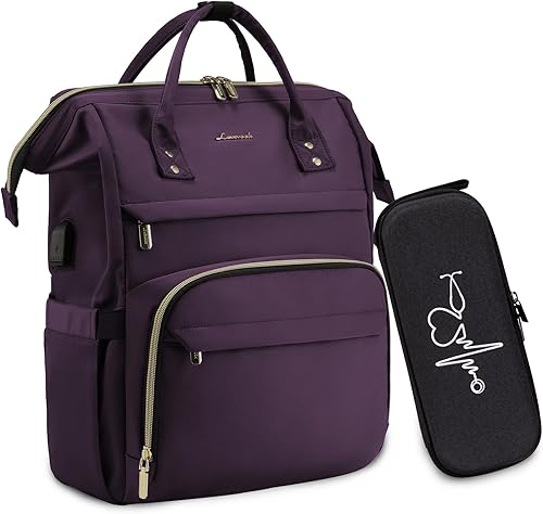 LOVEVOOK Mochila para computadora portátil, bolsa para laptop de 15.6 pulgadas para mujer, bolsa de trabajo para computadora (actualizada)