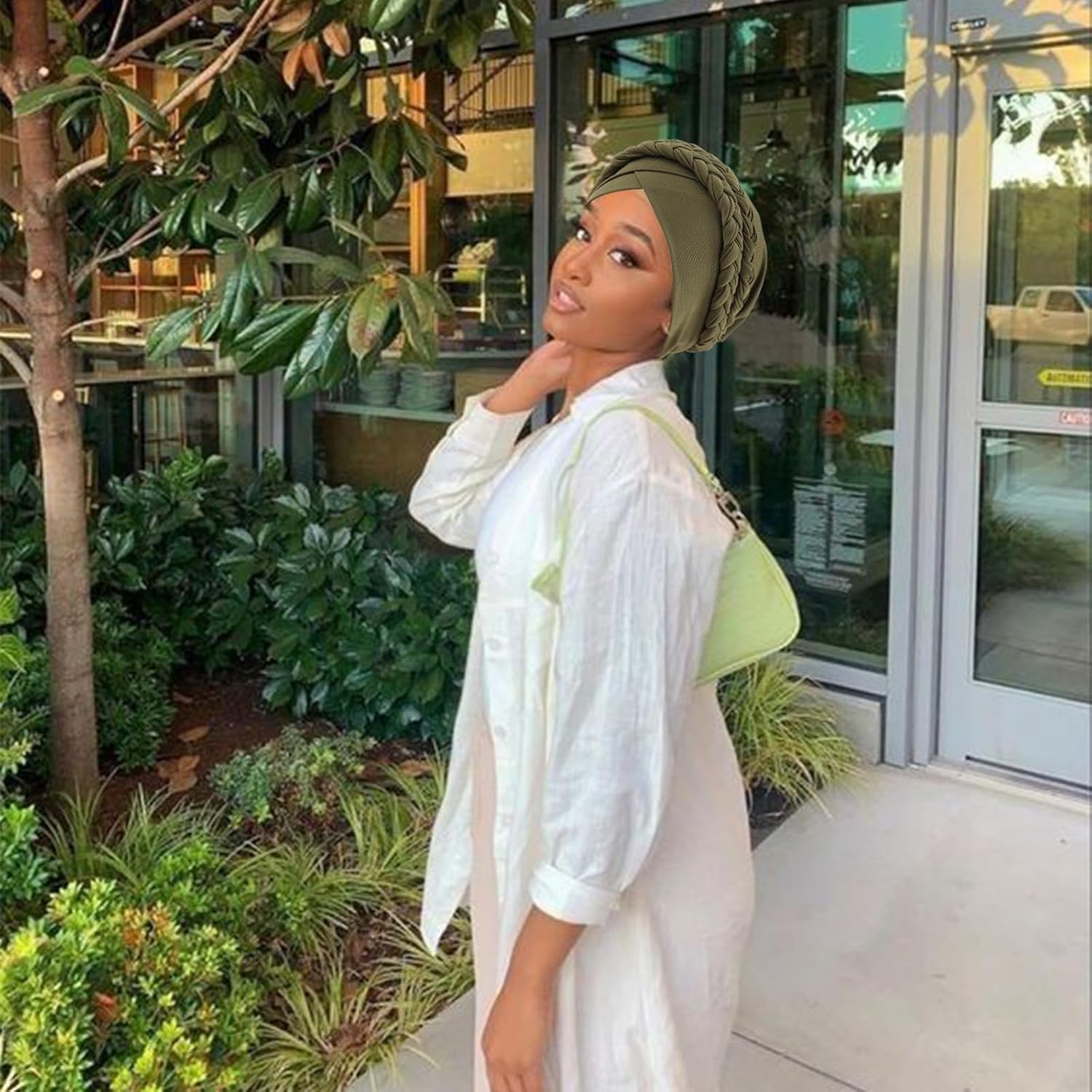 African Women Turban Caps Pre-Tied Twisted Turbans Head Scarf for Women Hair Wraps Cover Beanie Cancer Chemo Headwear - Image 4