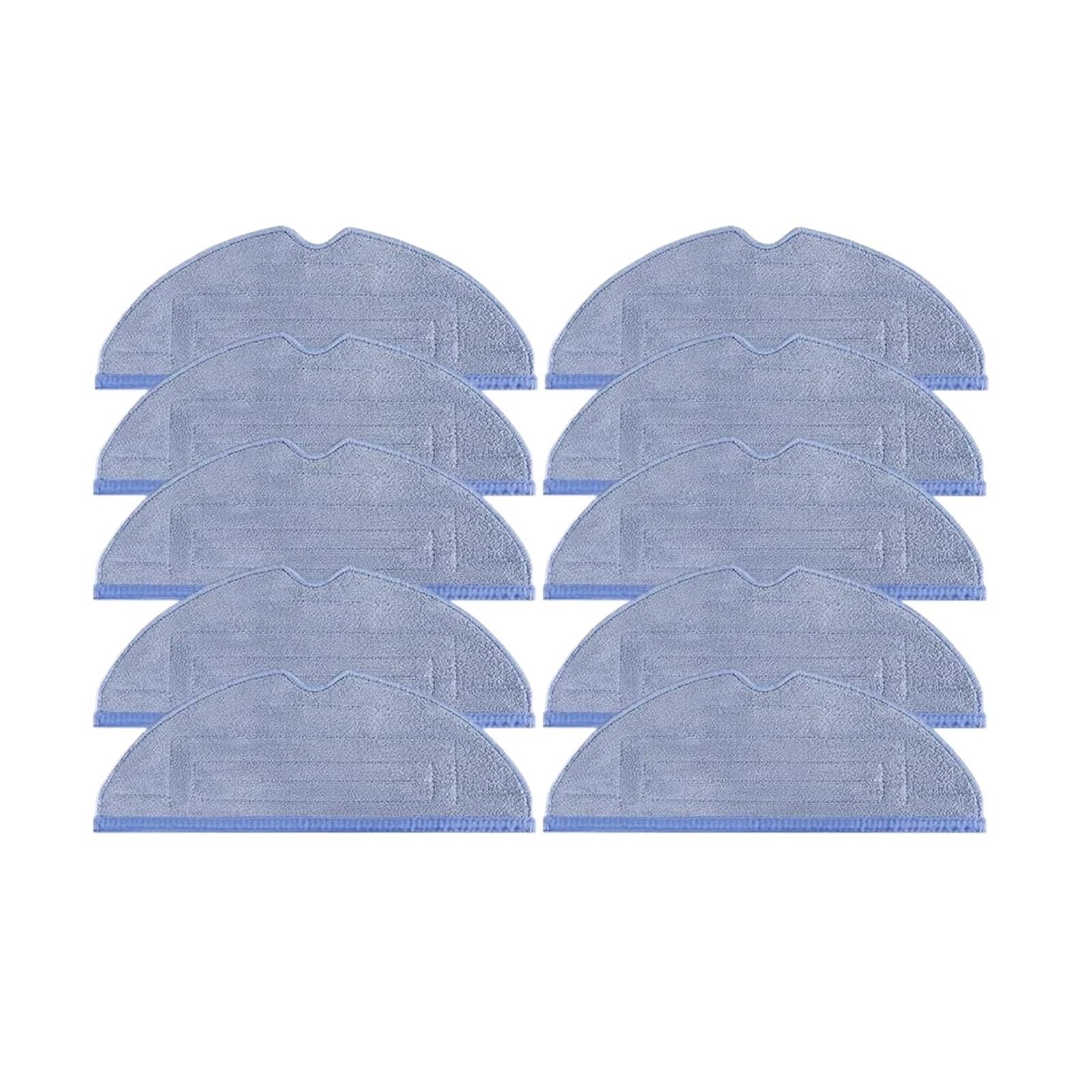 SLAQEYDJS Replacement Mop Cloths Compatible With Roborock T7S, T7S Plus, S7, S7 MaxV Plus Robotic Vacuum Cleaner(10pcs)