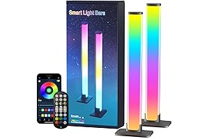 LED Lights for Desk Gaming- Smart LED Light Bar, RGB Light Bar...