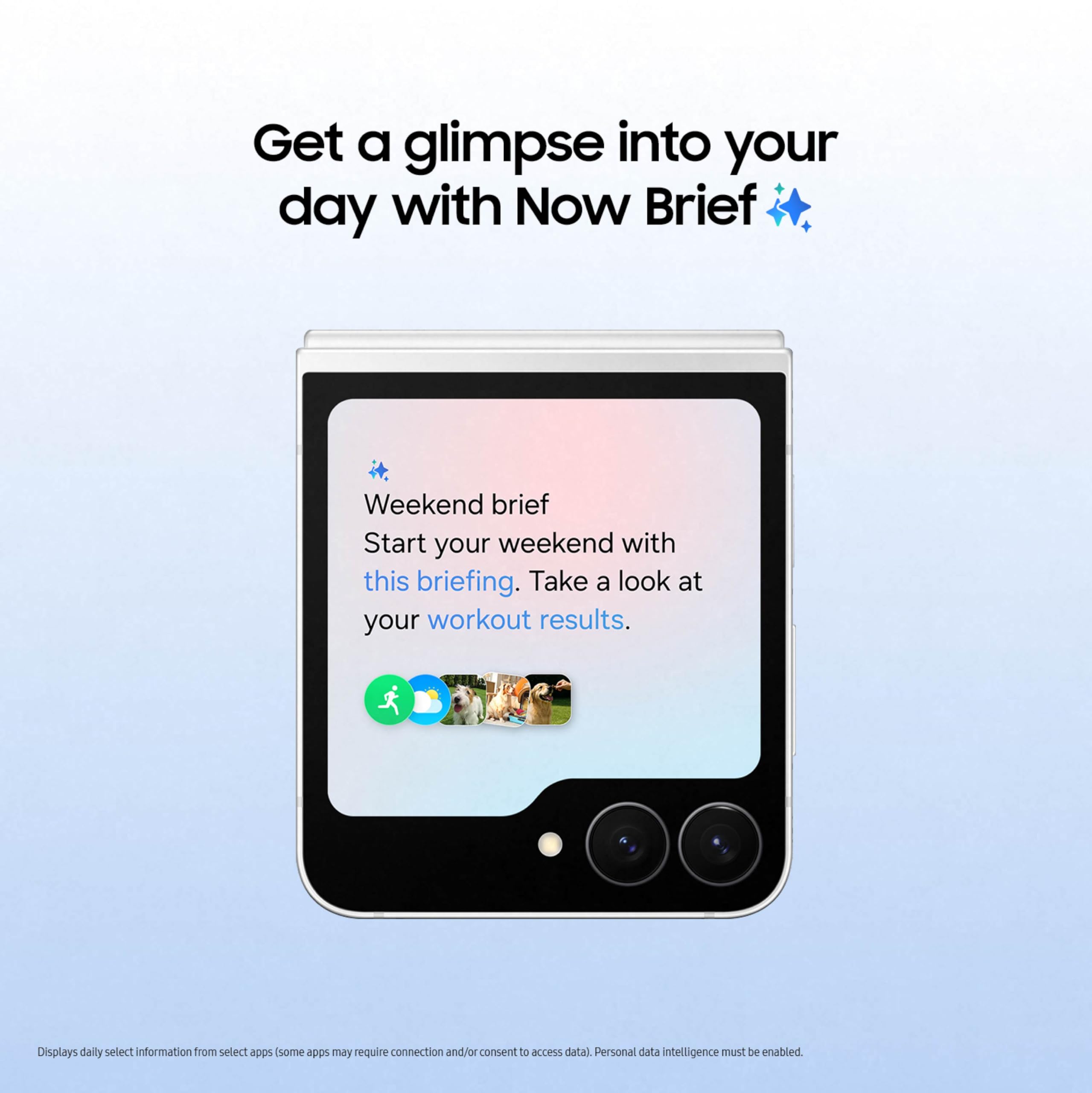 Samsung Galaxy Z Flip7 FE Cell Phone, 256GB AI Smartphone, Unlocked Android, Long Battery Life, 2025, US 1 Yr Manufacturer Warranty, White