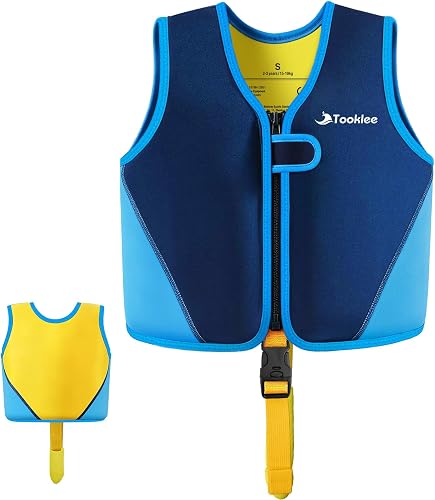 Chaleco de Natación para Niños, Sistema de Flotación Ajustable…