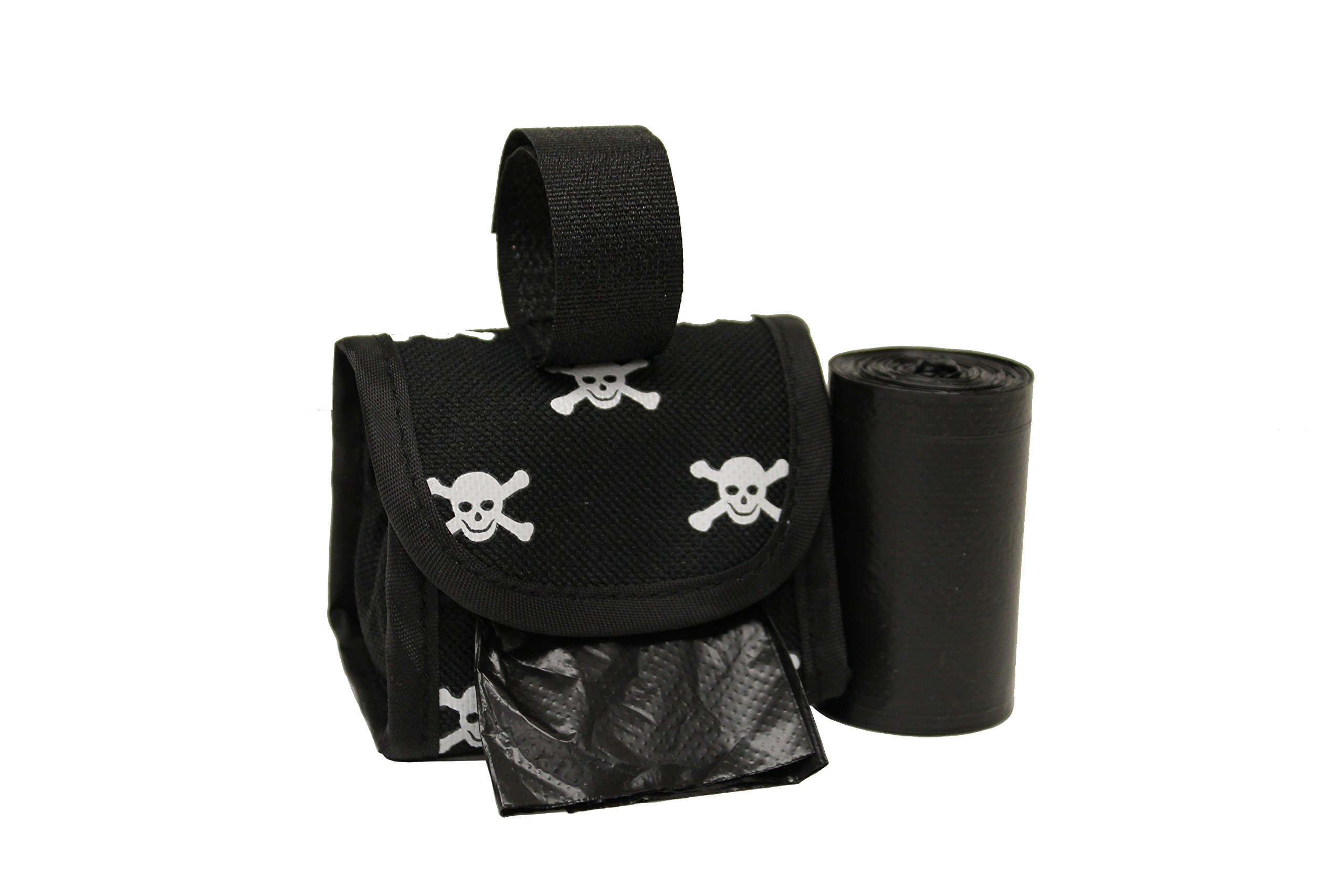 FiveStarPet Purse Dispenser with 2 Rolls Refill Bags (White Skull)-image-14