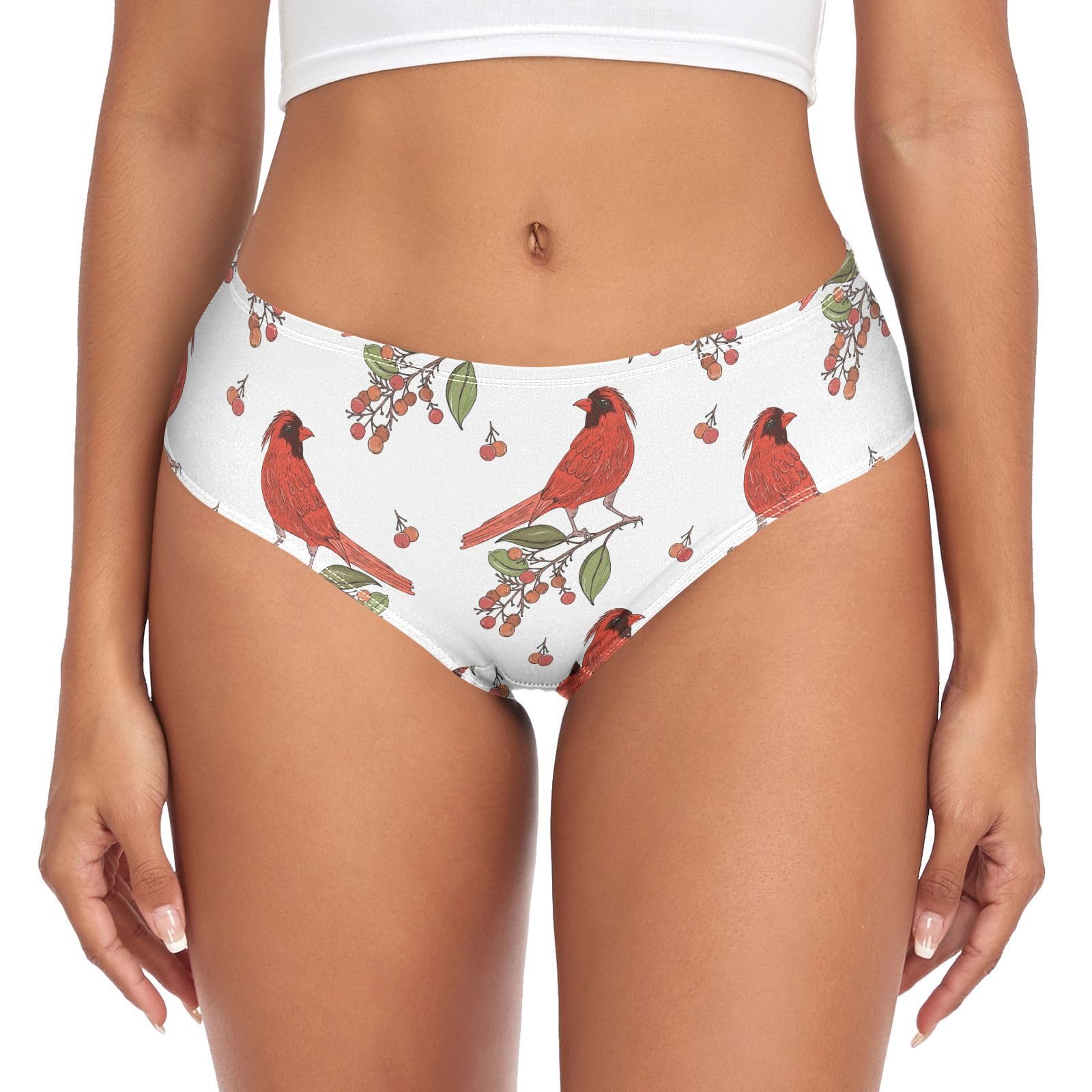 Cool Shark Text Blue Panties for Women Women Underwear Cheeky Panties for Women XS