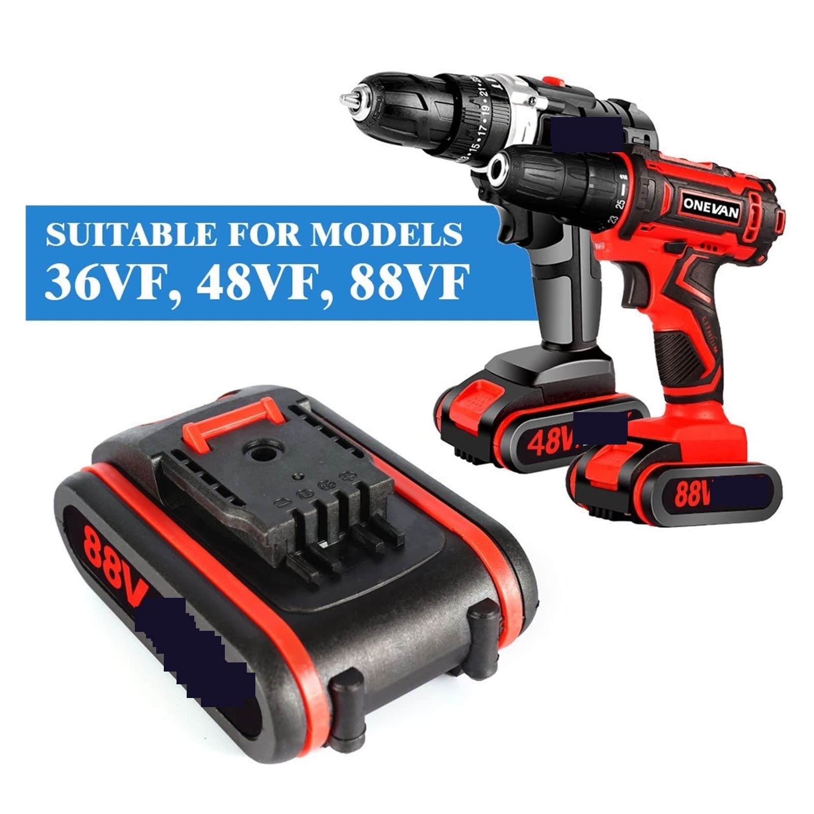 Batteria Di Ricambio 88V Academy Shop Premium Per Motosega Elettrica, Cesoia E Trapano A Batteria - Foto 2