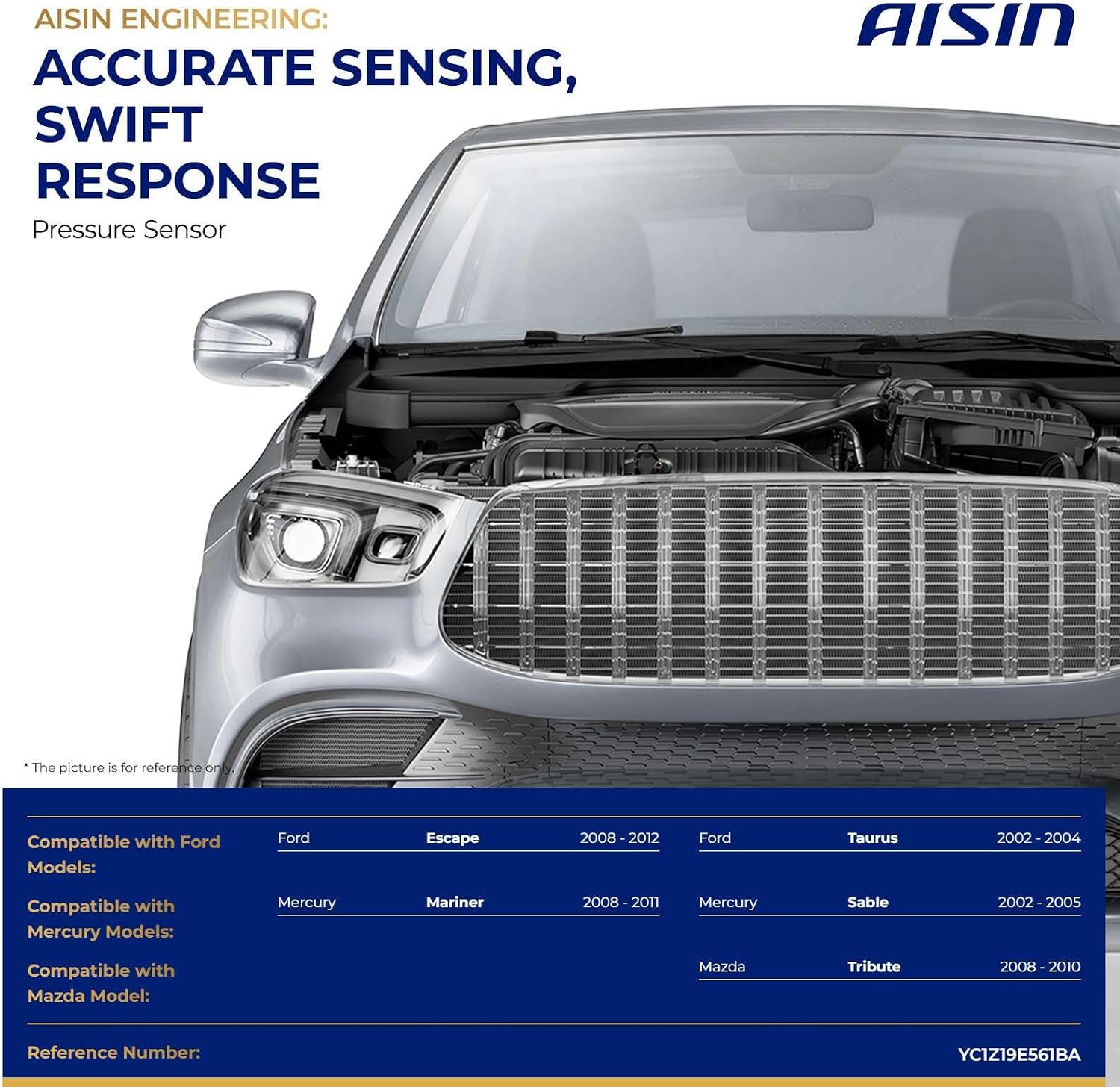AISIN AFTERMARKET PRSAZ-00233 A/C Clutch Cycle Switch - Compatible with Ford Escape 2008-2012, Taurus 2002-2004, Mazda Tribute 2008-2010, Mercury Sable 2002-2005, Mariner 2008-2011 - 2.3L 2.5L 3.0L