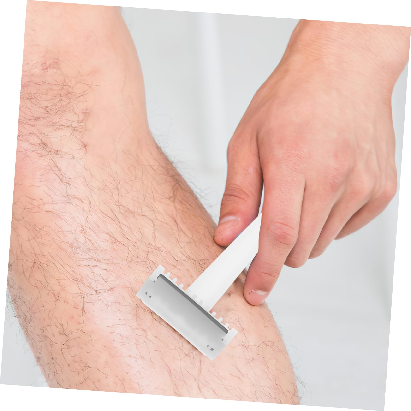 Baluue 10 Pcs Disposable Razor Hair Removal Shaver Double Blade Easy to Use Suitable for Men and Women